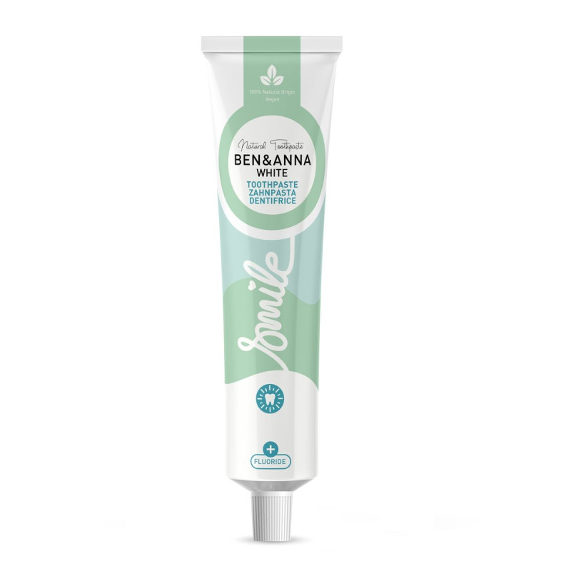 90567581688651439 Natural Toothpaste naturalna pasta aloesowa do zębów z fluorem White 75ml - obrazek 1