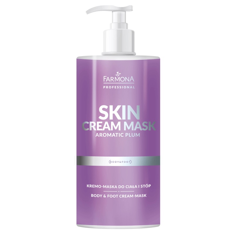 90662851691479922 Skin Cream Mask Aromatic Plum kremo-maska do ciała i stóp 500ml - obrazek 1