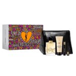 Libre Pour Femme zestaw woda perfumowana spray 50ml + balsam do ciała 50ml + Volume Effet Faux Cils mini tusz do rzęs 2ml + kosmetyczka