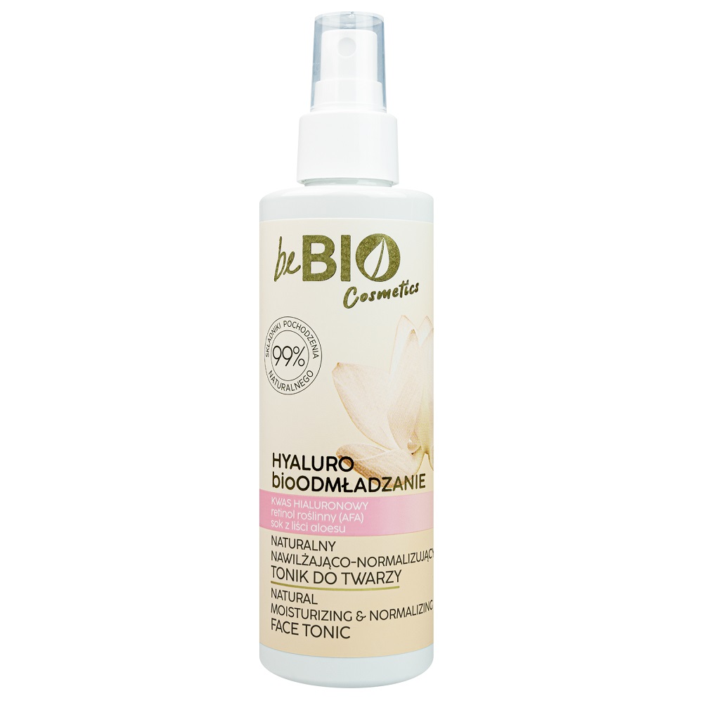 90707071680784890 Hyaluro bioOdmładzanie naturalny nawilżająco-normalizujący tonik do twarzy 200ml - obrazek 1