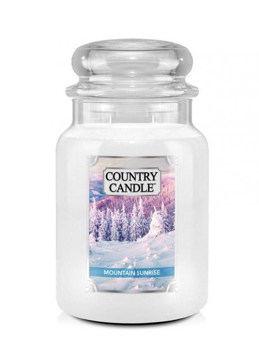 90718901642608611 Duża świeca zapachowa z dwoma knotami Mountain Sunrise 652g - obrazek 1