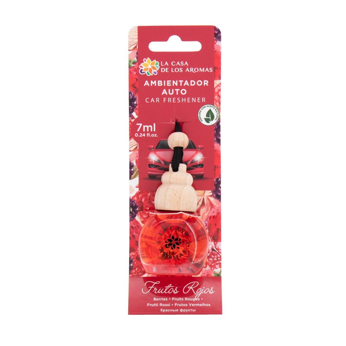 90772951634035881 Car Freshener odświeżacz do samochodu Czerwone Owoce 7ml - obrazek 1