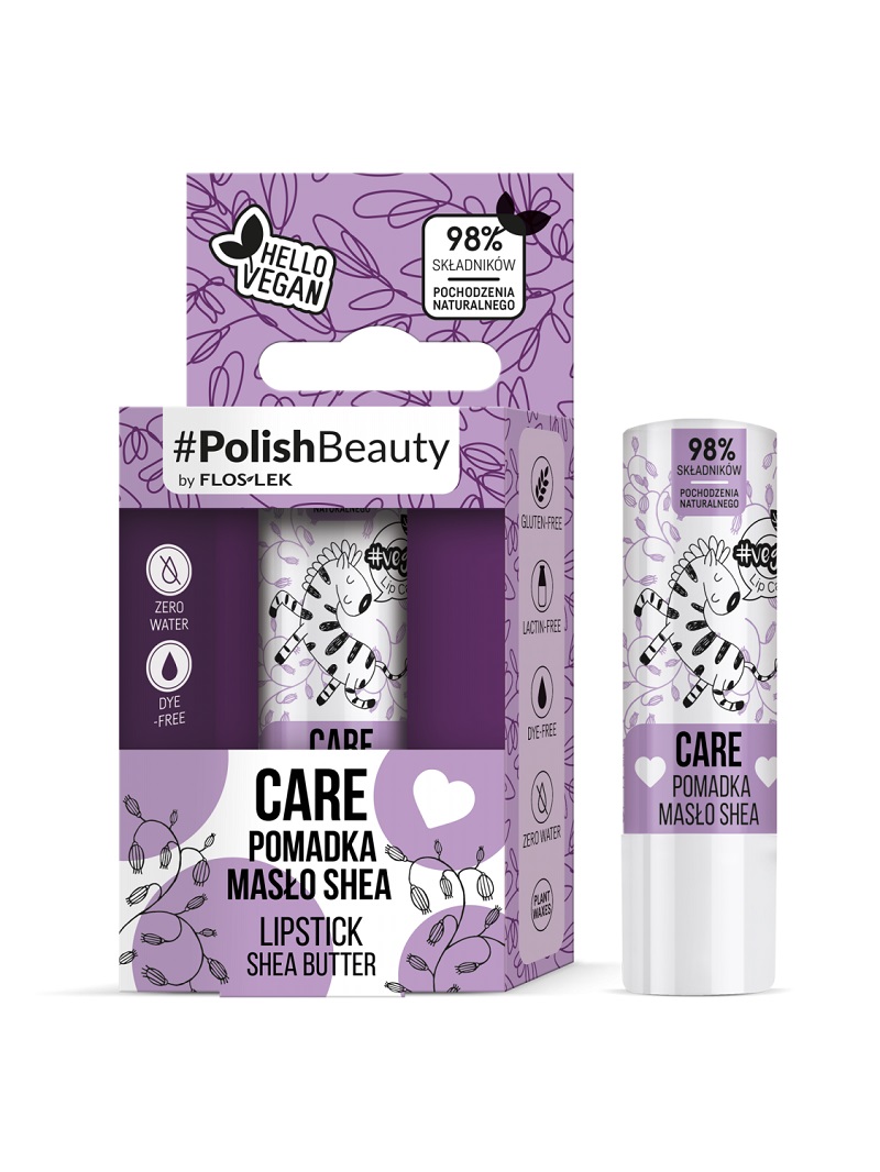 90801571645800385 Vege Lip Care wegańska pomadka do ust Masło Shea 4.1g - obrazek 1