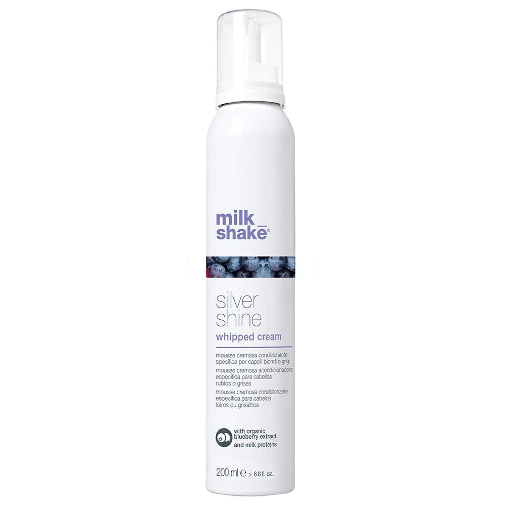 90887211679570300 Silver Shine Whipped Cream odżywka bez spłukiwania niwelująca żółte odcienie 200ml - obrazek 1