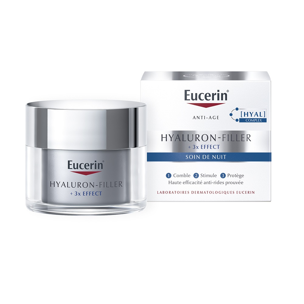 9089651664286902 Hyaluron-Filler + 3x Effect krem przeciwzmarszczkowy na noc 50ml - obrazek 1
