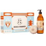 Jabłko Z Cynamonem zestaw mus do ciała 150ml + mydło w płynie 500ml