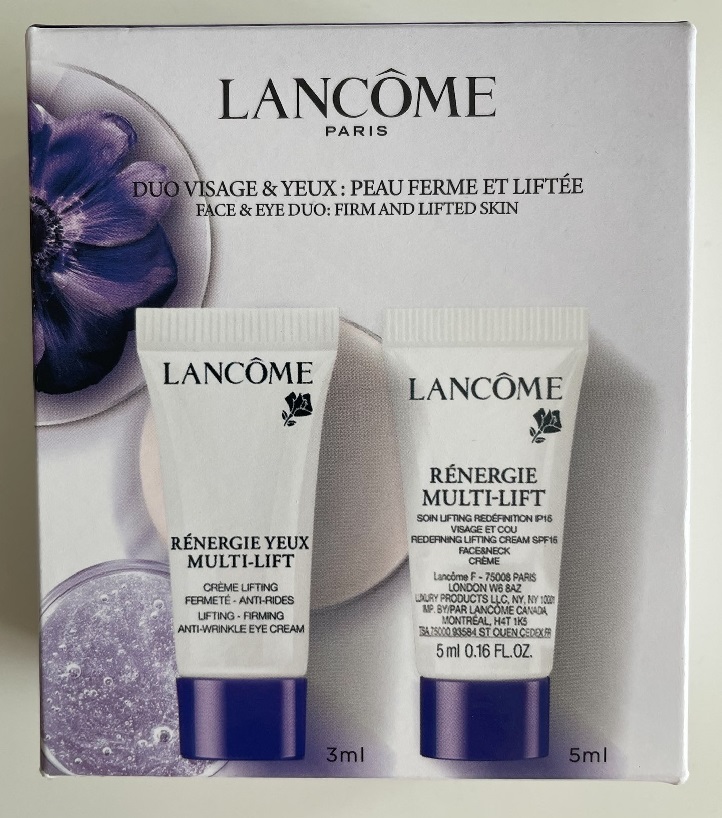 91124701688048093 Duo Visage & Yeux zestaw Renergie Yeux Multi-Lift przeciwstarzeniowy krem pod oczy 3ml + Renergie Multi-Lift krem przeciwstarzeniowy do twarzy i szyi 5ml - obrazek 1