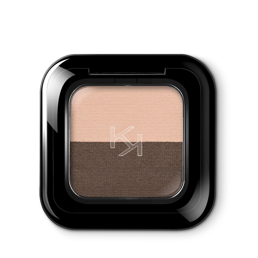 KM000000084002B Bright Duo Eyeshadow podwójny cień do powiek 02 Warm Beige/Dark Brown 2.5g - obrazek 1