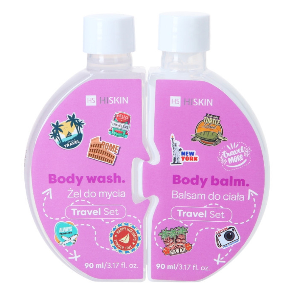91218641751641733 Puzzle Travel zestaw żel do mycia 90ml + balsam do ciała 90ml - obrazek 1