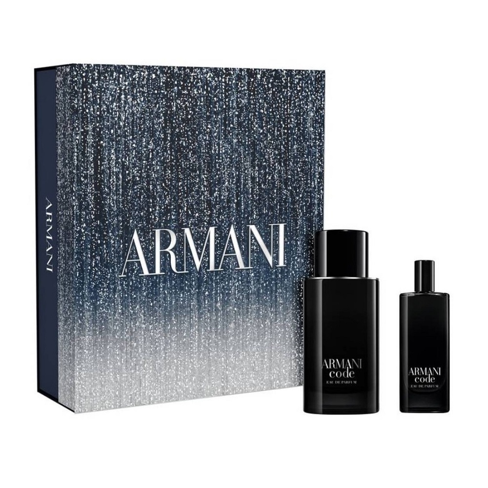 91264361763145969 Armani Code Pour Homme zestaw woda perfumowana spray 75ml + woda perfumowana spray 15ml - obrazek 1
