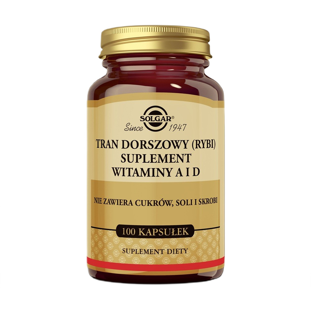 91277841768205982 Tran Dorszowy suplement diety 100 kapsułek - obrazek 1