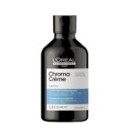 Serie Expert Chroma Creme Ash Shampoo kremowy szampon do neutralizacji miedzianych tonów na jasnych brązach 300ml
