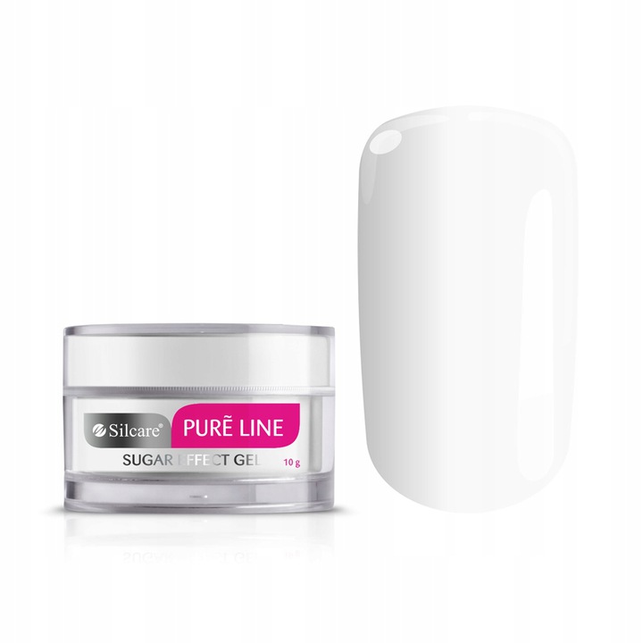 91359721645031406 Pure Line Sugar Effect Gel żel do zdobień White 10g - obrazek 1
