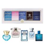 Miniatures Collection zestaw Dylan Turquoise woda toaletowa 5ml + Bright Crystal woda toaletowa 5ml + Man Eau Fraiche woda toaletowa 5ml + Pour Homme woda perfumowana 5ml + Eros woda toaletowa 5ml