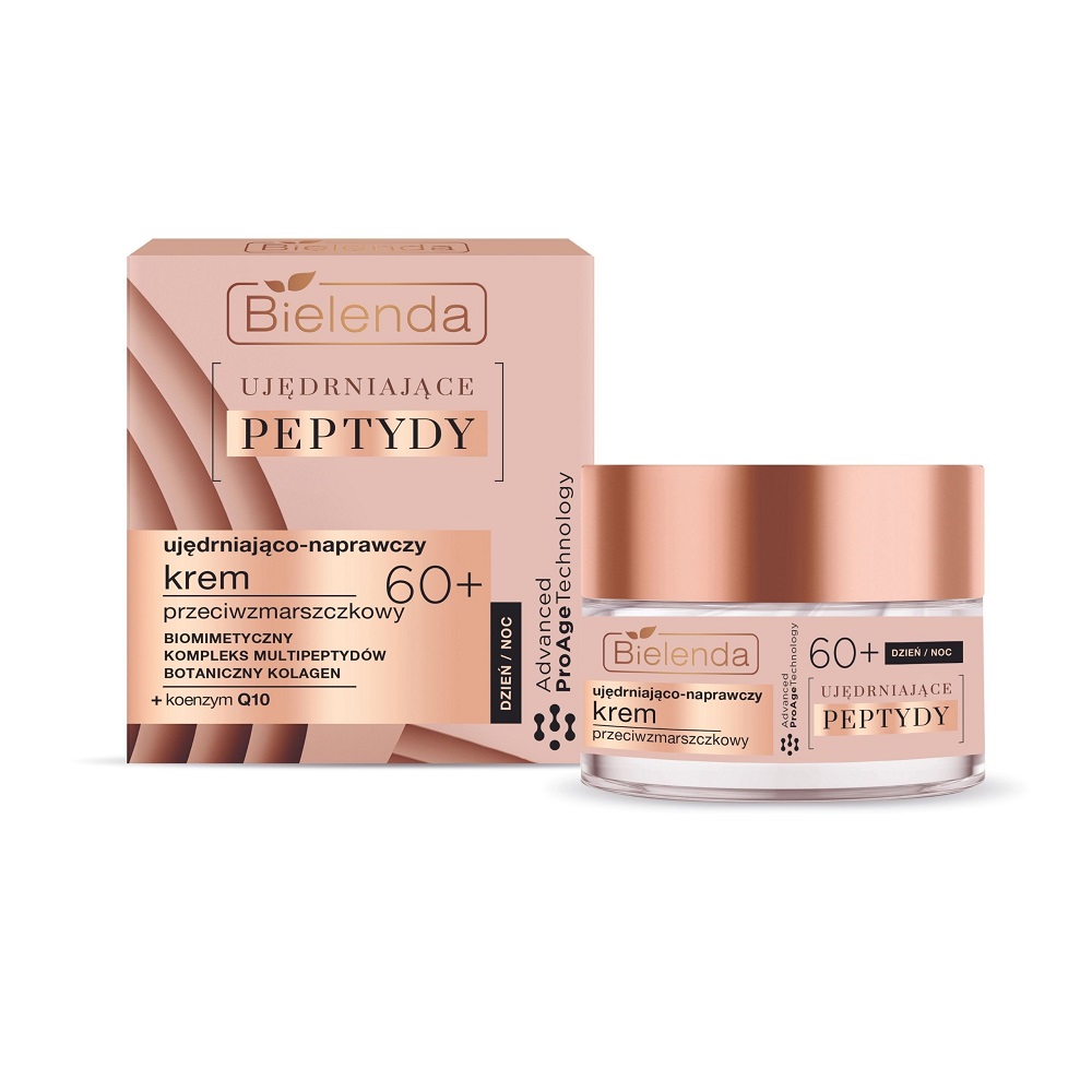91419141715851761 Ujędrniające Peptydy 60+ ujędrniająco-naprawczy krem przeciwzmarszczkowy na dzień i noc 50ml - obrazek 1