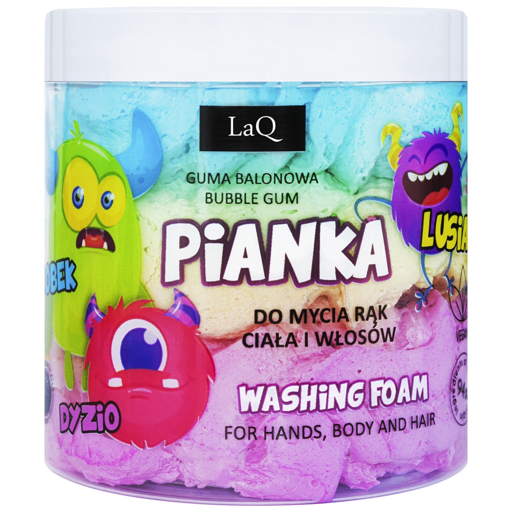 91458961749203463 Pianka myjąca 3-kolorowa Guma Balonowa 100g - obrazek 1