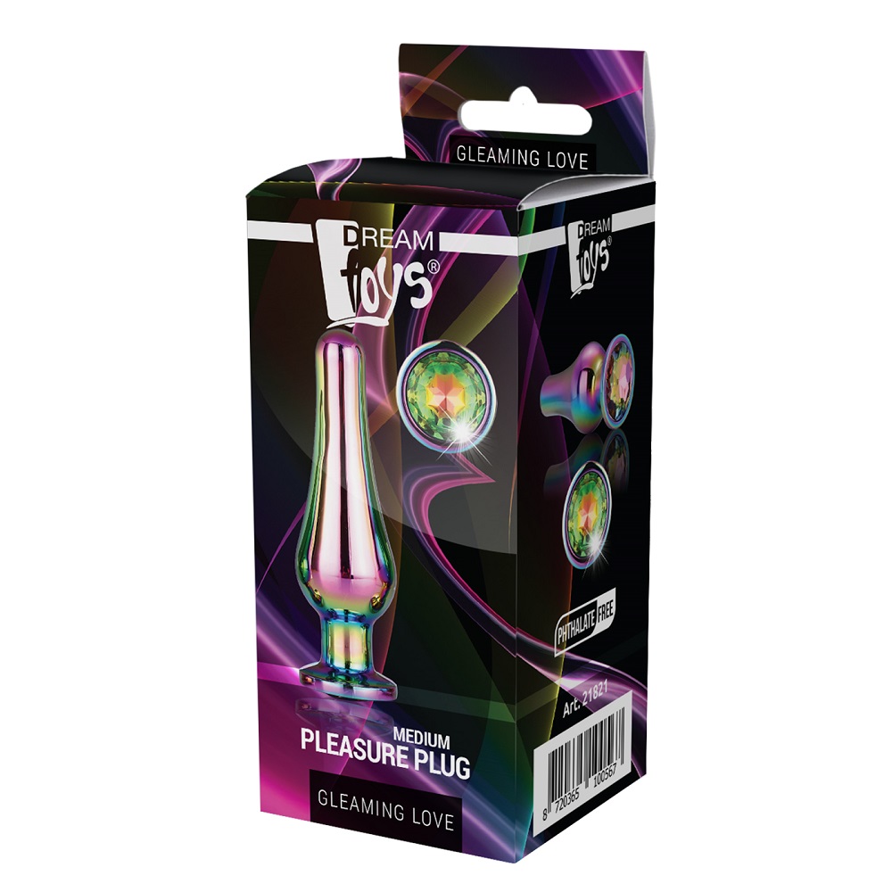 91504661710229405 Gleaming Love Coloured Pleasure Plug korek analny Medium - obrazek 1
