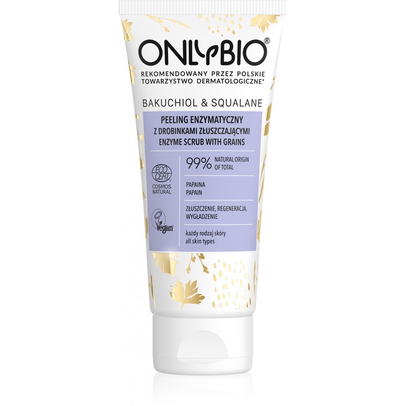 9150541603347448 Bakuchiol & Squalane peeling enzymatyczny do twarzy z drobinkami złuszczającymi 75ml - obrazek 1