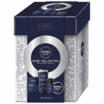 Men Deep Collection zestaw żel pod prysznic 3w1 250ml + antybakteryjna woda po goleniu 100ml + antyperspirant w kulce 50ml + uniwersalny krem 75ml