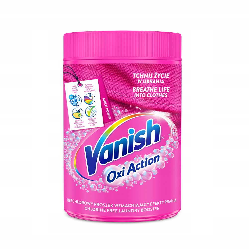 91711641677071643 Oxi Action odplamiacz do tkanin w proszku 500g - obrazek 1