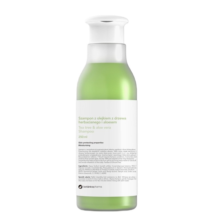 91721661770313256 Szampon z olejkiem z drzewa herbacianego i aloesem 250ml - obrazek 1