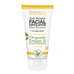 Vitamin C przeciwzmarszczkowy peeling do twarzy z organiczną cytryną i maliną 150ml