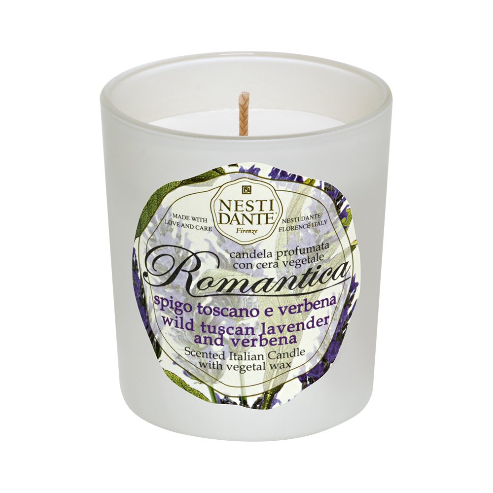 9182971641985851 Romantica Candle świeca zapachowa Lawenda & Werbena 160g - obrazek 1
