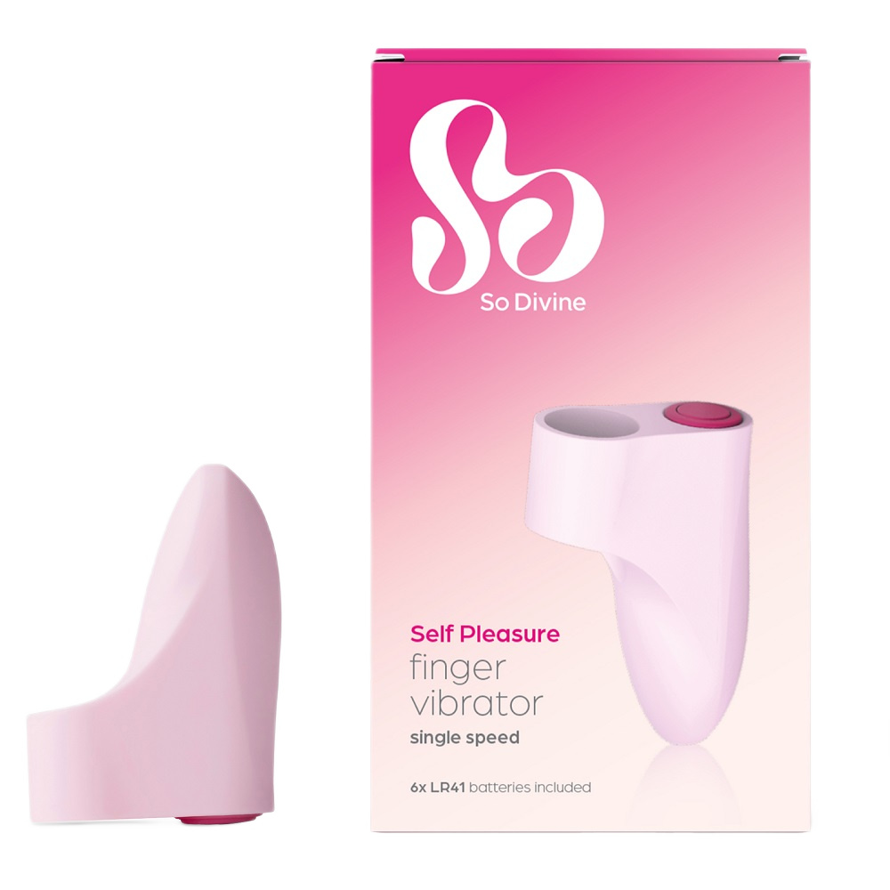 91837531717514497 Finger Stimulator wibrator na palec Pink - obrazek 1
