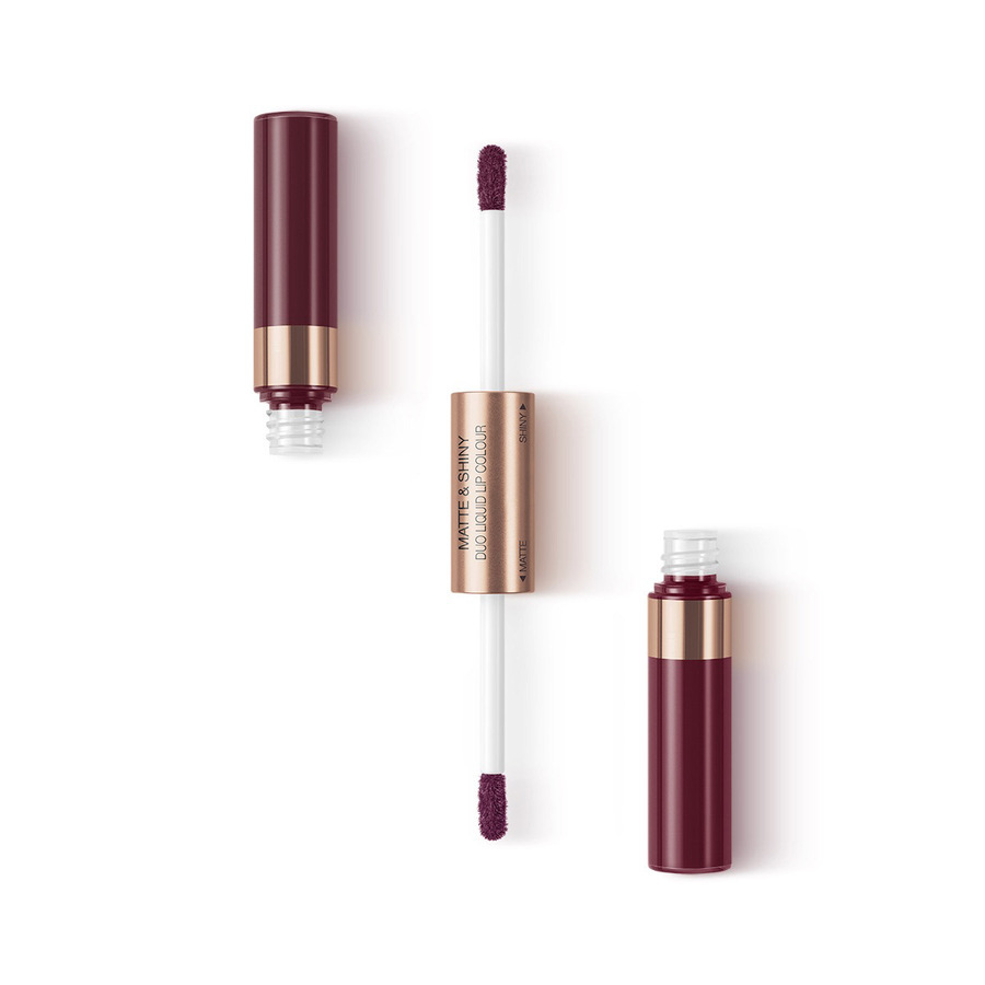 KM000000351001B Matte & Shiny Duo Liquid Lip Colour pomadka w płynie o podwójnym wykończeniu 01 Partner In Crime 7ml - obrazek 1