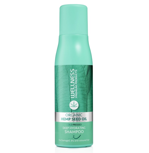 91870341642504066 Organic Hemp Seed Oil Deep Hydrating Shampoo głęboko nawilżający szampon do włosów z konopią i keratyną 500ml - obrazek 1