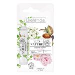 Eco Nature balsam do ust nawilżający Mleczko migdałowe & Jaśmin & Róża 10g