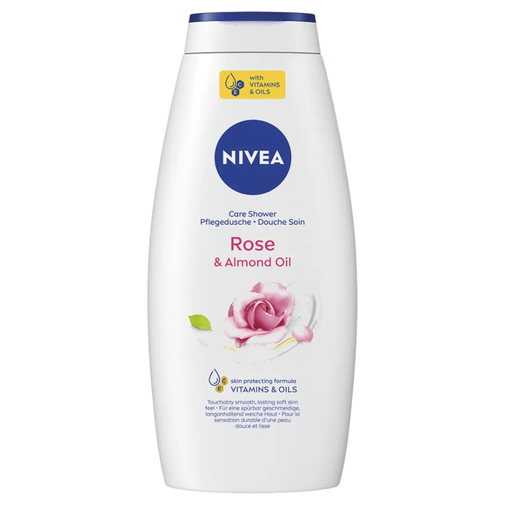 91883461753956377 Rose & Almond Oil Care Shower pielęgnujący żel pod prysznic 750ml - obrazek 1