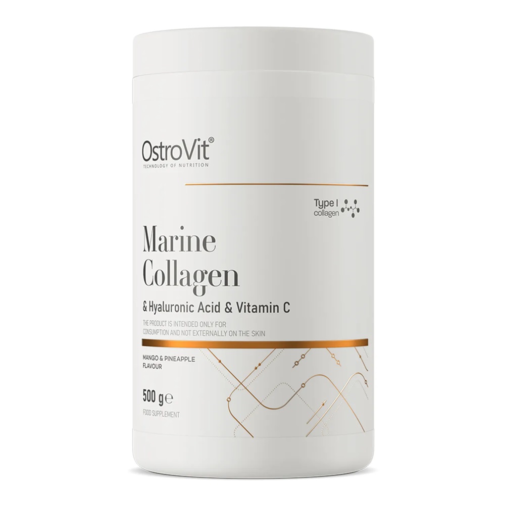 92026821741694958 Kolagen Morski + Kwas Hialuronowy + Witamina C suplement diety Mango i Ananas 500g - obrazek 1