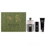 Guilty Pour Homme zestaw woda toaletowa spray 90ml + dezodorant sztyft 75ml + żel pod prysznic 50ml