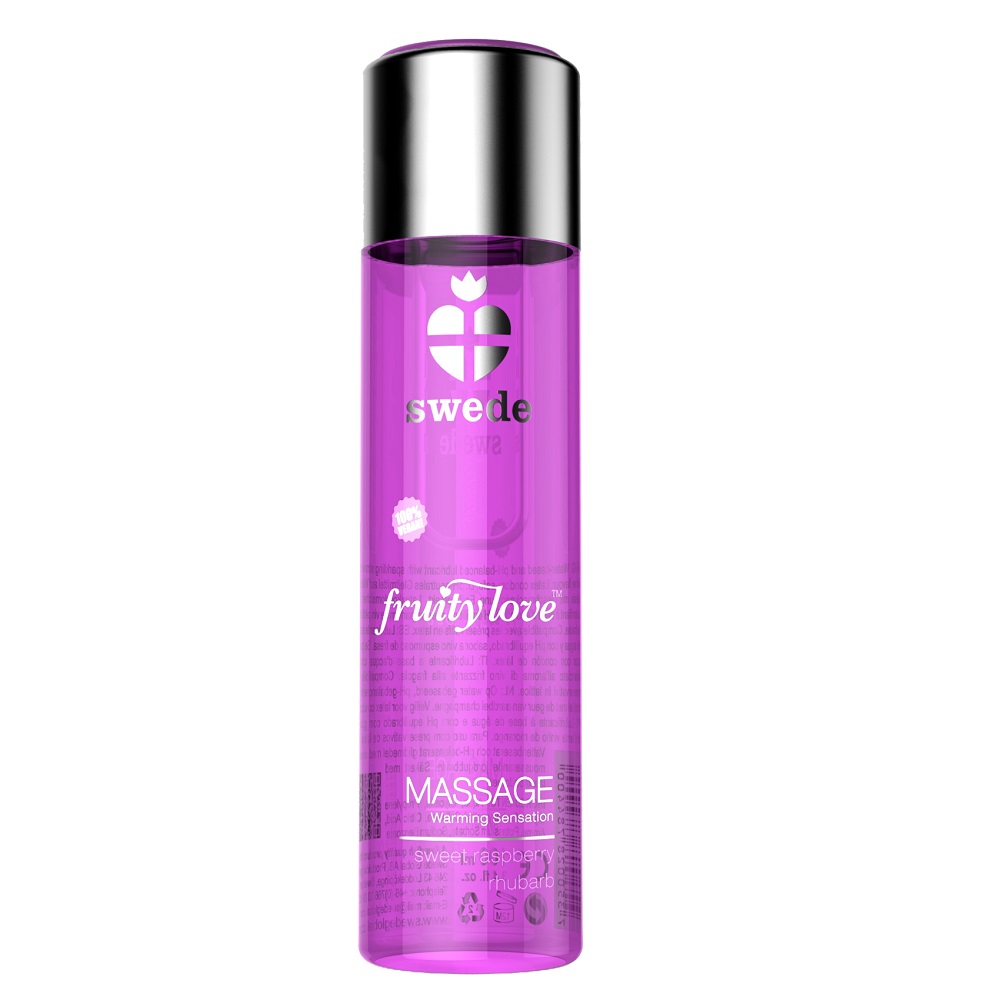 92090841712066098 Fruity Love rozgrzewający żel do masażu Raspberry & Rhubarb 120ml - obrazek 1