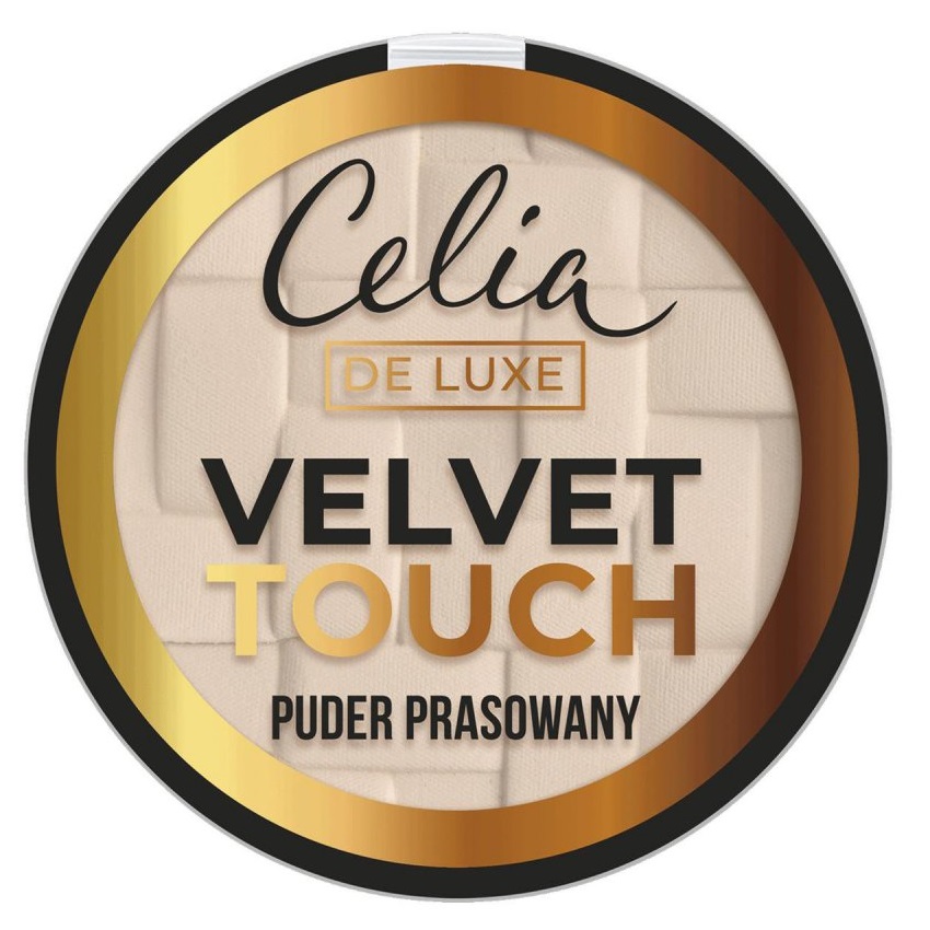9209511689083164 De Luxe Velvet Touch puder prasowany 101 Transparent Beige 9g - obrazek 1