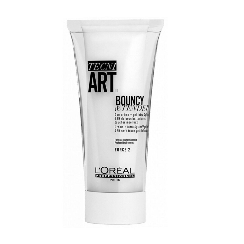 92337671572950550 Tecni Art Bouncy & Tender żel + krem do loków sprężystość i delikatność Force 2 150ml - obrazek 1