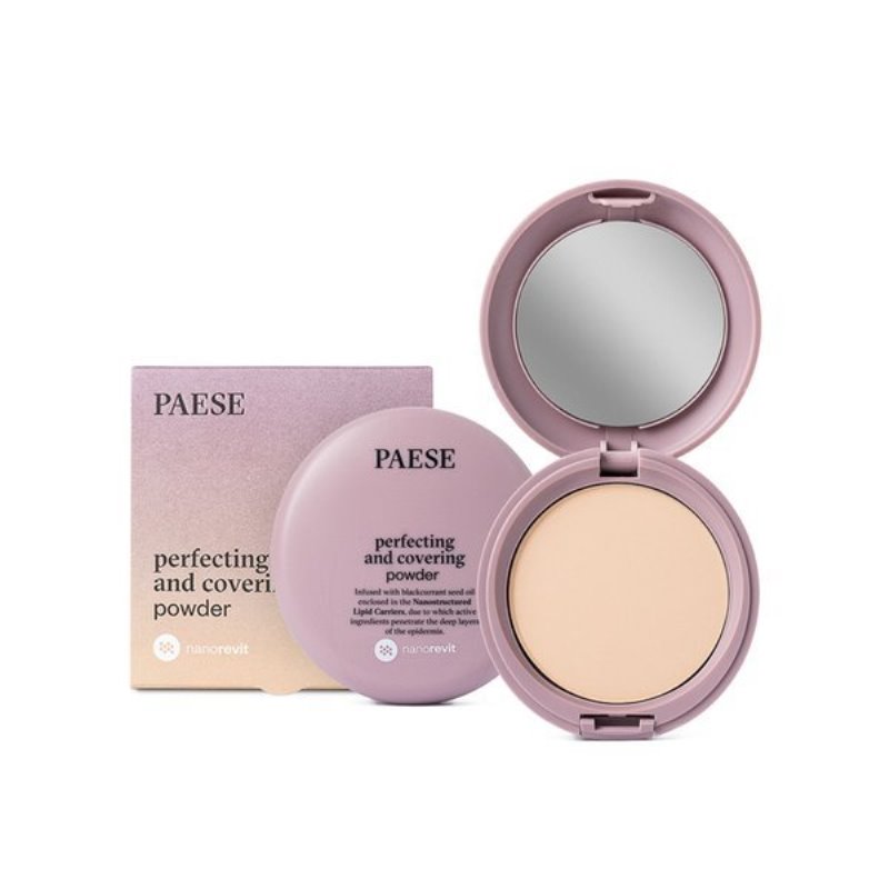 92423341582622808 Nanorevit Perfecting and Covering Powder puder upiększająco-kryjący 03 Sand 9g - obrazek 1