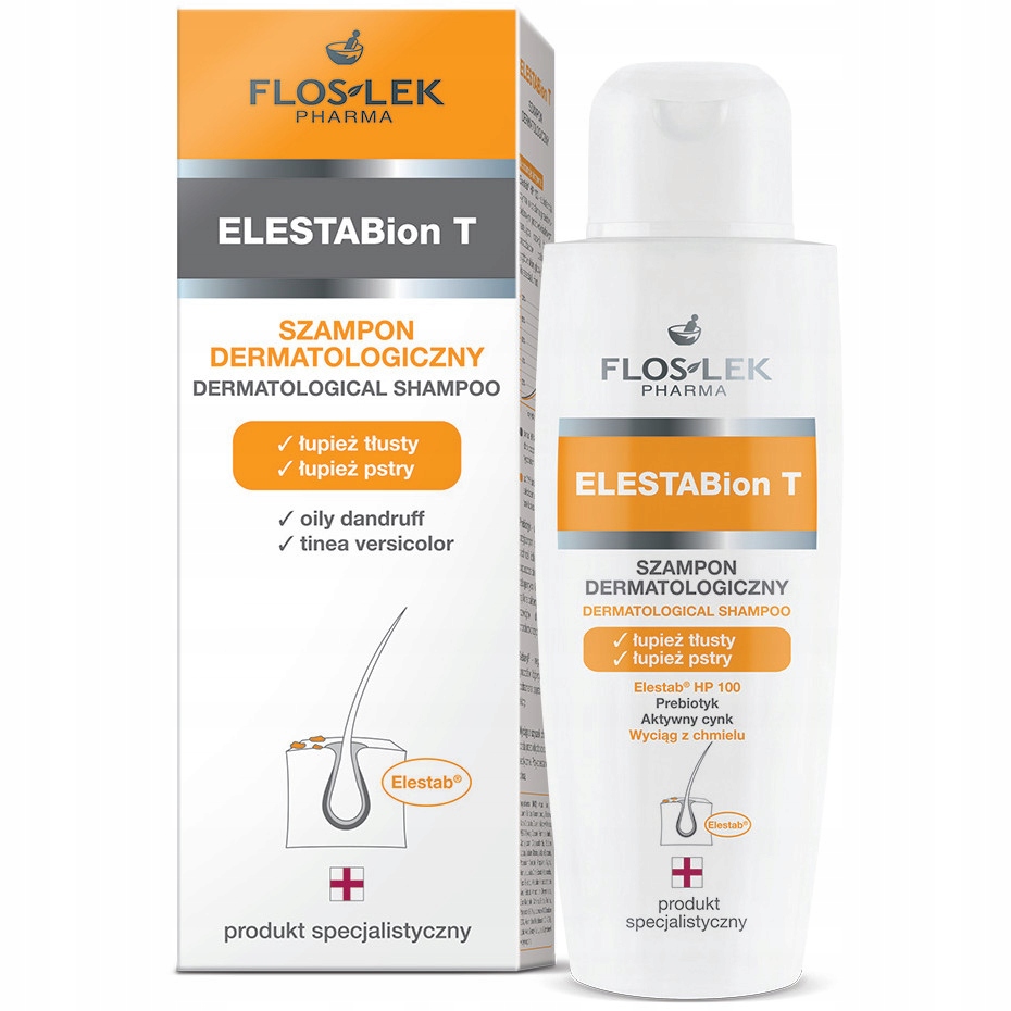 92426611611724079 ELESTABion T szampon dermatologiczny łupież tłusty i pstry 150ml - obrazek 1