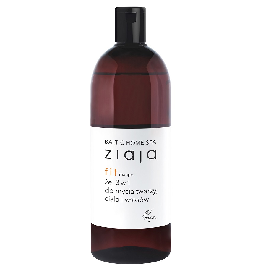 92507471614944111 Baltic Home Spa Fit żel 3w1 do mycia twarzy ciała i włosów Mango 500ml - obrazek 1