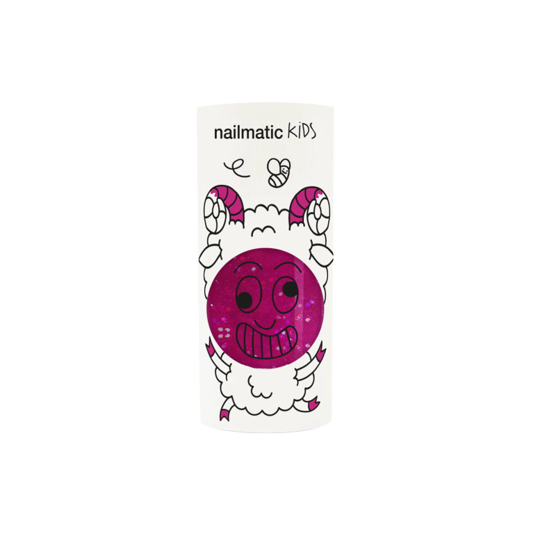 92518061668502289 Kids Nail Polish Sheepy lakier do paznokci dla dzieci z drobinkami Różowy 8ml - obrazek 1