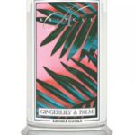 Duża świeca zapachowa z dwoma knotami Gingerlily & Palm 623g