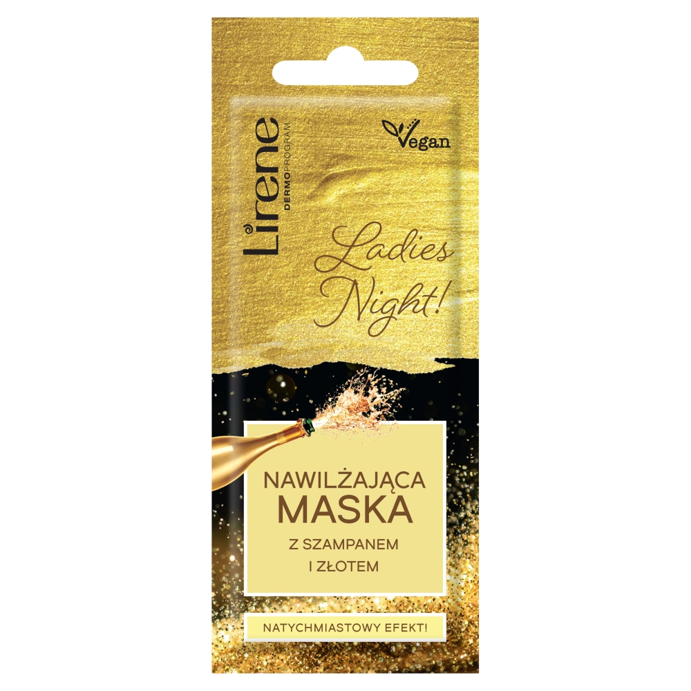 92712171628849775 Ladies Night! nawilżająca maska z szampanem i złotem 7ml - obrazek 1