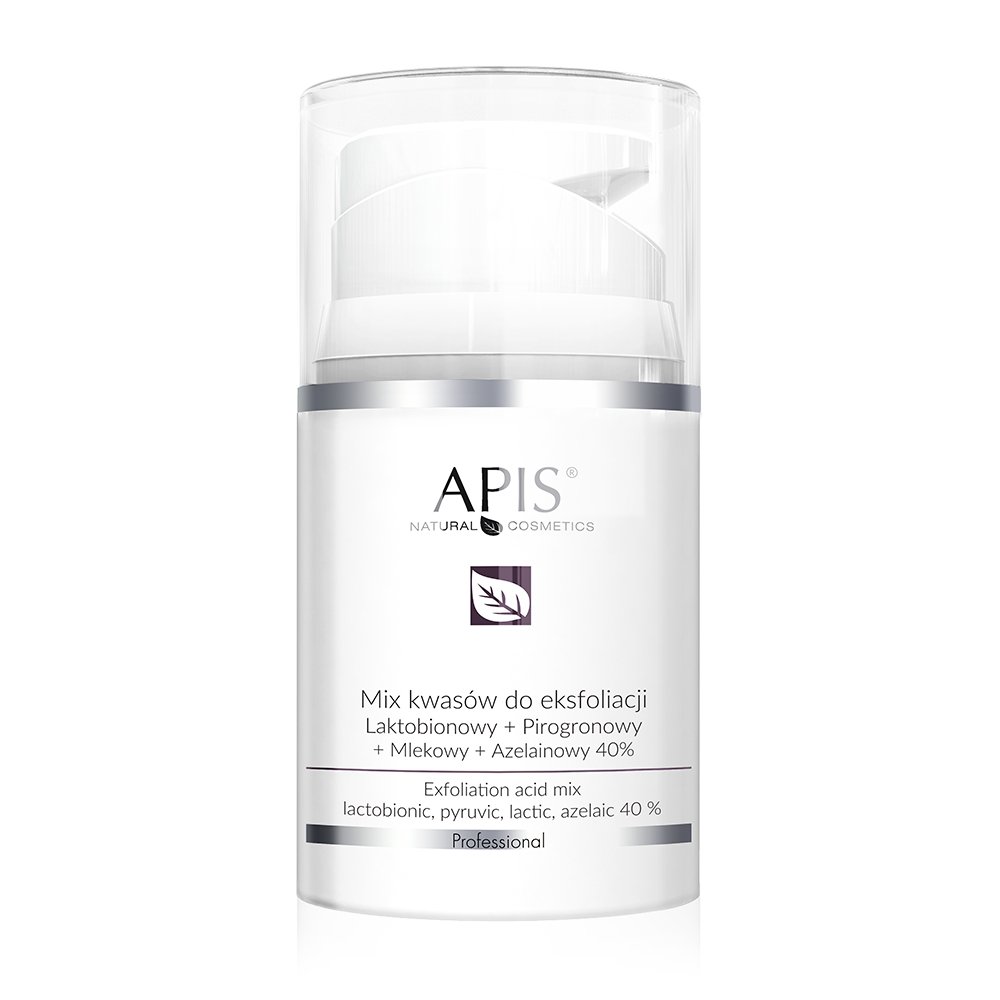 92741251662450978 Exfoliation Acid mix kwasów do eksfoliacji Laktobionowy + Pirogronowy + Mlekowy + Azelainowy 40% 50ml - obrazek 1