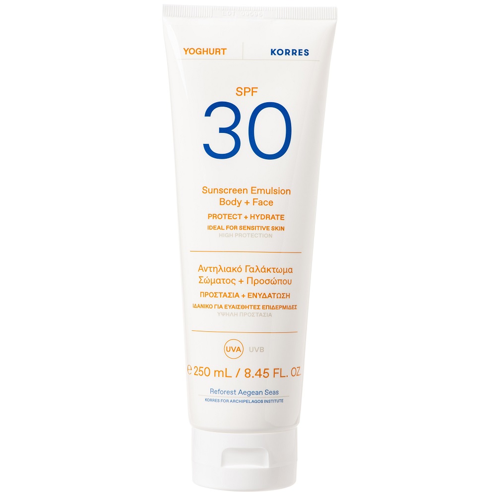92880451713343393 Yoghurt Sunscreen Emulsion Body + Face emulsja ochronna do ciała i twarzy SPF30 250ml - obrazek 1