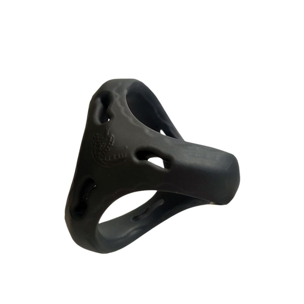 92966381695120298 ProStimulate potrójny silikonowy pierścień na penisa N07 Black - obrazek 1