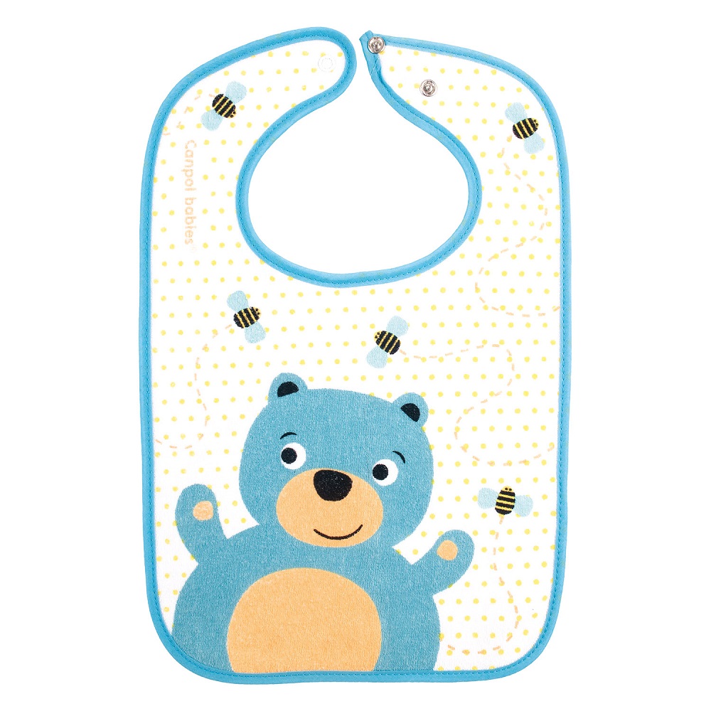92969971698049190 Śliniak frotte z regulowanym zapięciem na napy Cute Animals - obrazek 1