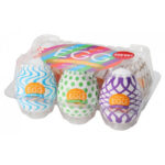 6 Styles Easy Beat Egg Wonder Package zestaw 6 jednorazowych masturbatorów w kształcie jajka