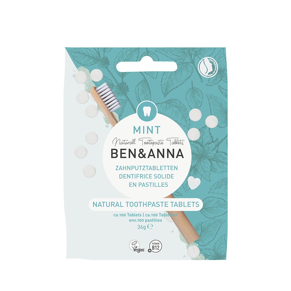 93003701626698177 Natural Toothpaste Tablets naturalne tabletki do mycia zębów bez fluoru 36g - obrazek 1