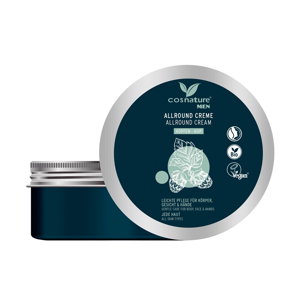 93027411676548722 Men kompleksowy krem do twarzy i ciała z wyciągiem z szyszek chmielu 150ml - obrazek 1